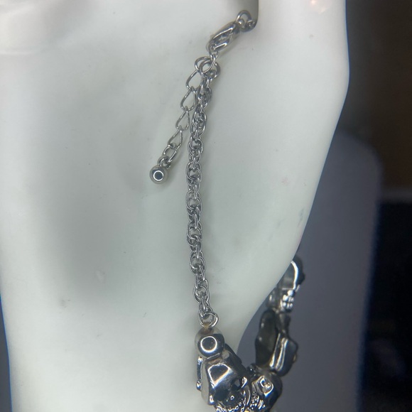Silver Skull Bracelet - Picture 3 of 4